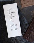 Thank You For Everything Bar, Milk Chocolate