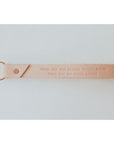 Leather Wristlet Keychain