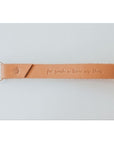 Leather Wristlet Keychain