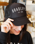 Bradley's Black Trucker Hat