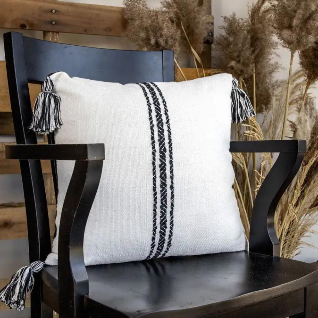 18x18 Brooks Pillow, Black