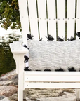 14x22 Allison Pillow, Black