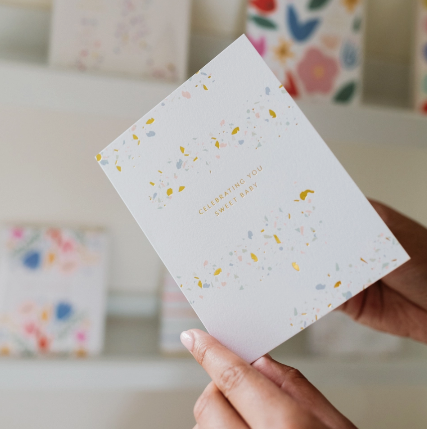 Baby Confetti Card