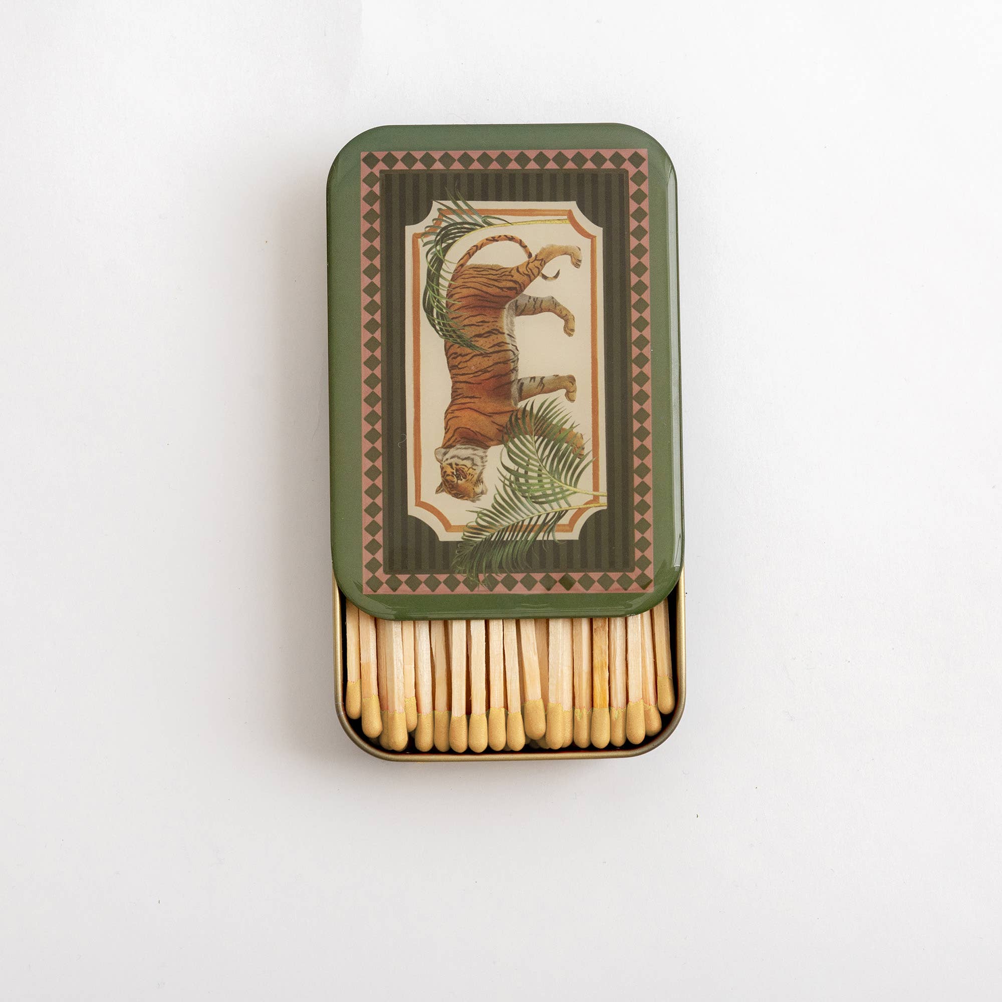 Tiger Matches in Tin
