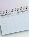 2026 Desktop Planner, Block Print Stripe
