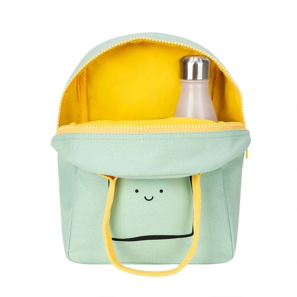 Mint Happy Bread Zipper Lunch Bag