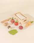Wooden Vegetables Playset