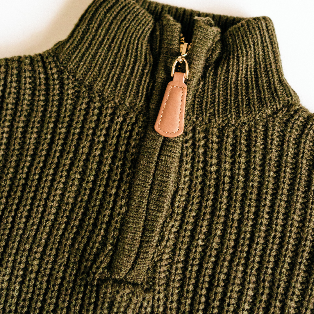 Dark Green Kids Sweater