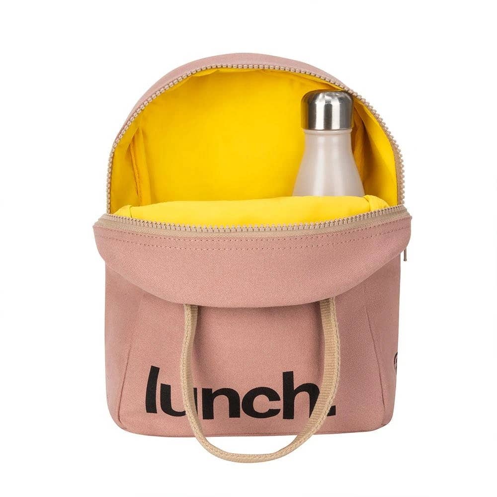 Pink Zipper Lunch Bag
