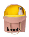 Pink Zipper Lunch Bag