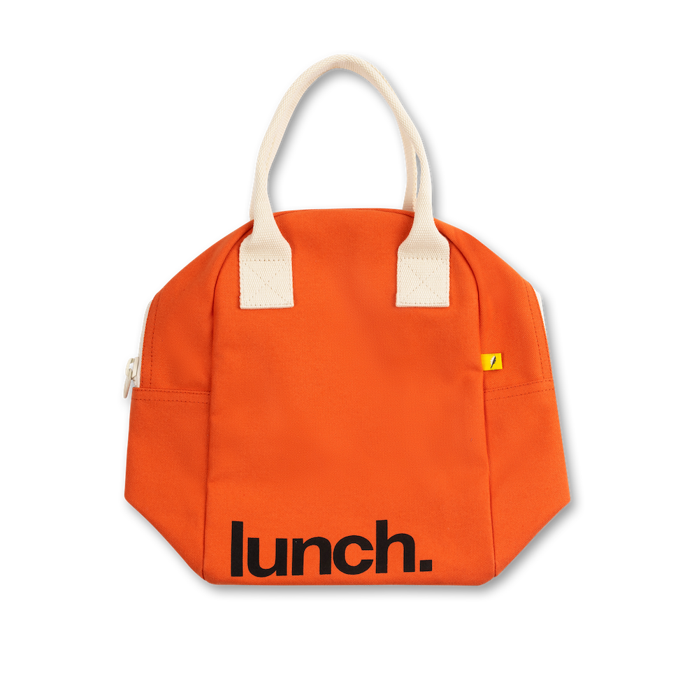Poppy Zipper Lunch Bag