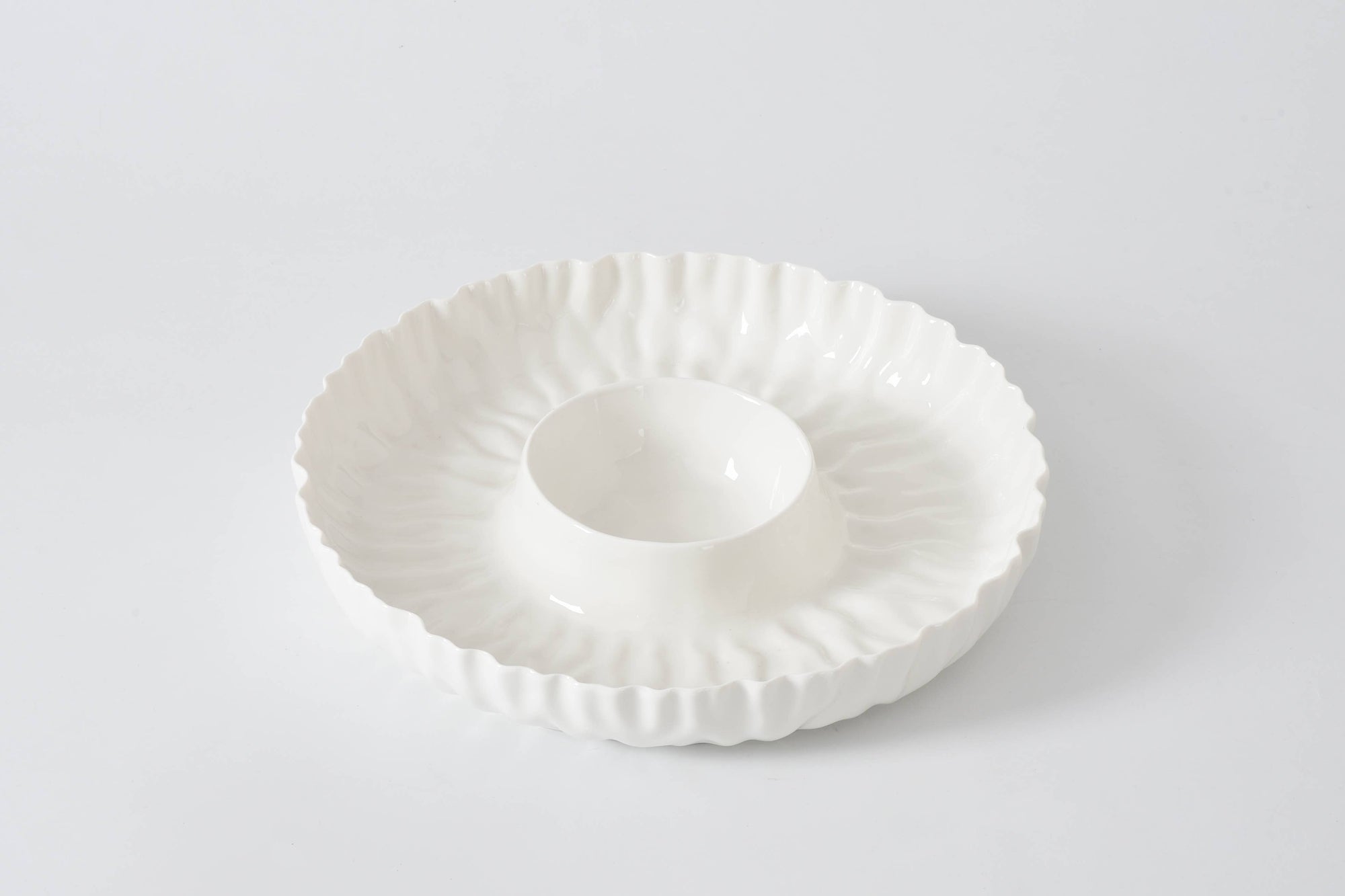 Mascali Bianca Chip and Dip Tray