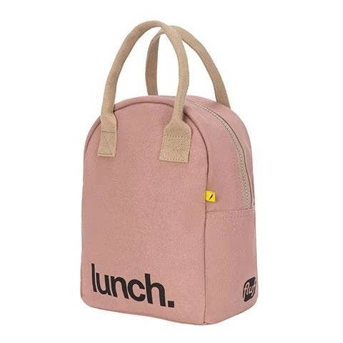 Pink Zipper Lunch Bag