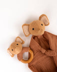 Ollie the Elephant Doudou and Rattle