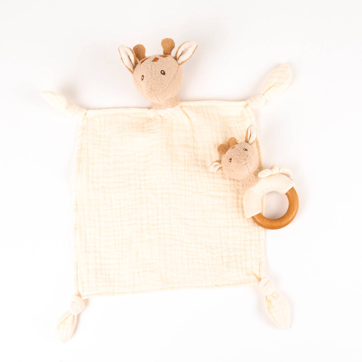 Leonie the Giraffe Doudou and Rattle