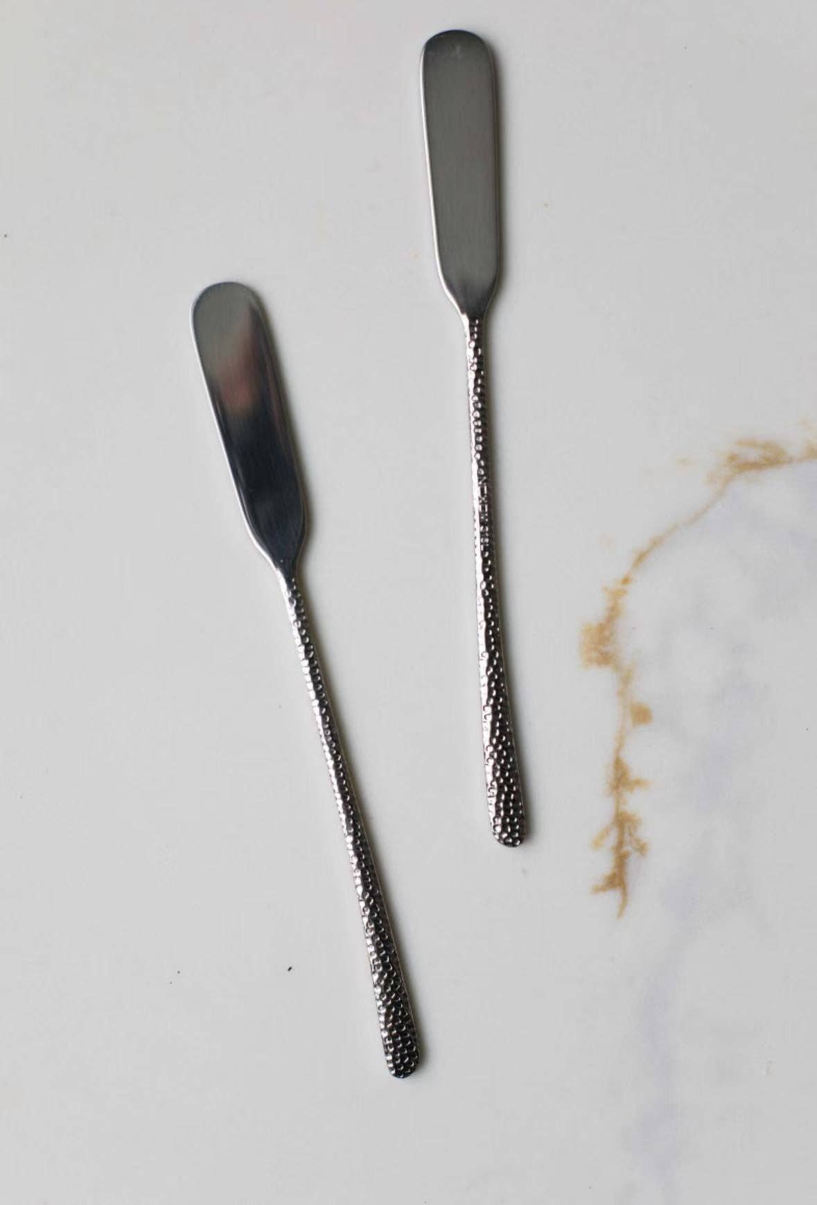 Hammered Stainless Steel Spreader
