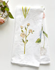 Garden Flowers Tea Towel