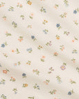 Petaline Floral Fog + Fern Swaddle Blanket
