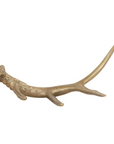 Aluminum Antler Decor, Gold Finish