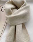 Classic Solid Color Knitted Scarf - 4 Colors