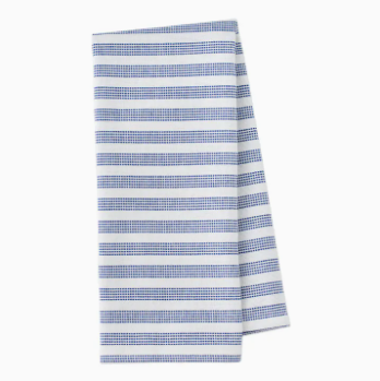 Blue Dobby Towel
