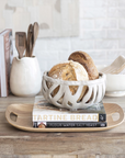 Stoneware Bread Basket