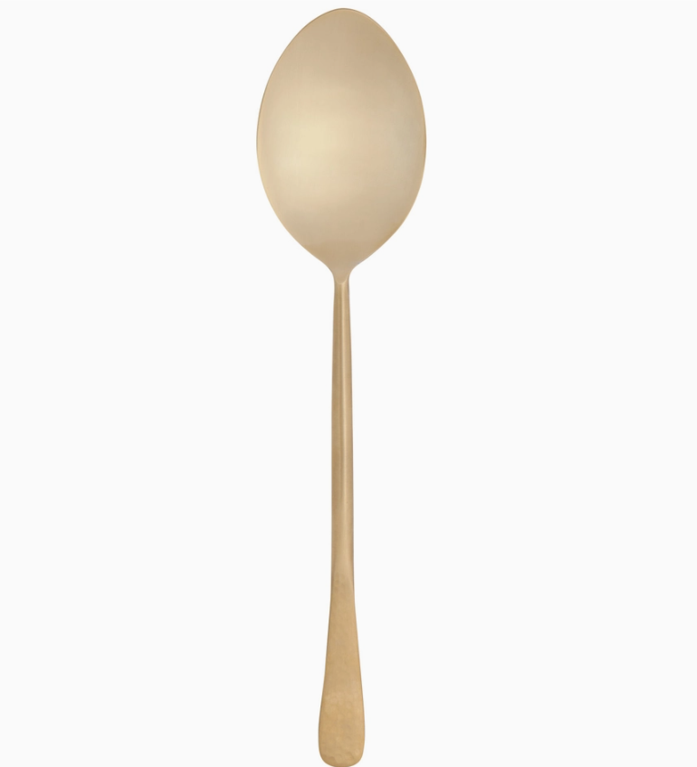 Stainless Steel Salad Server Set - Gold