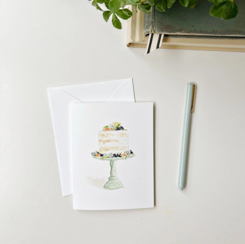 Cake Notecards - Set of 8