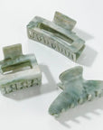 Calacatta Emerald Claw Clip