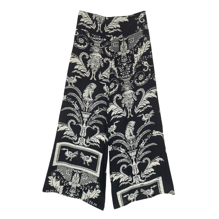 Vintage Damask Palazzo Pant