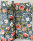 Consider the Lilies - Baby Muslin Blanket Swaddle
