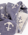 Double Sided Anchor Turkish Beach Towel