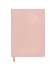 Dusty Pink Radiant Rainbow Suede Journal