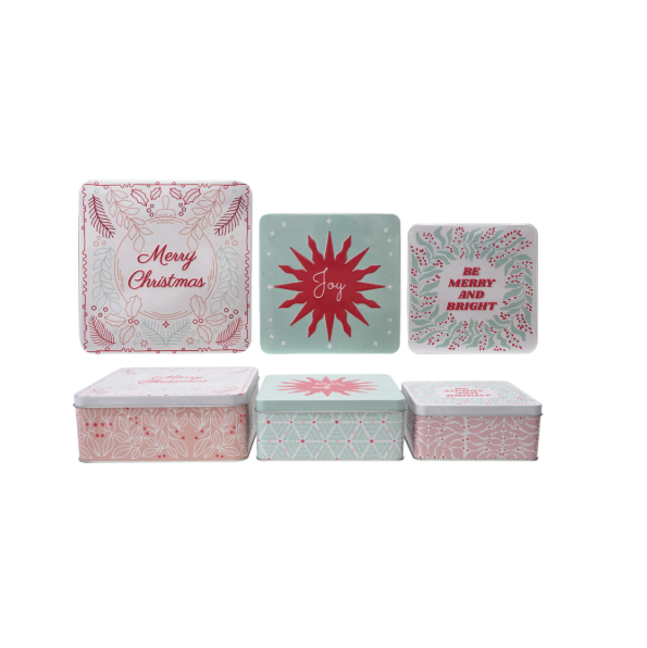 Embossed Tin With Lid