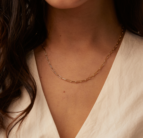 Essential Chain Necklace, Gold