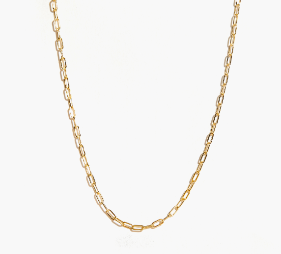 Essential Chain Necklace, Gold
