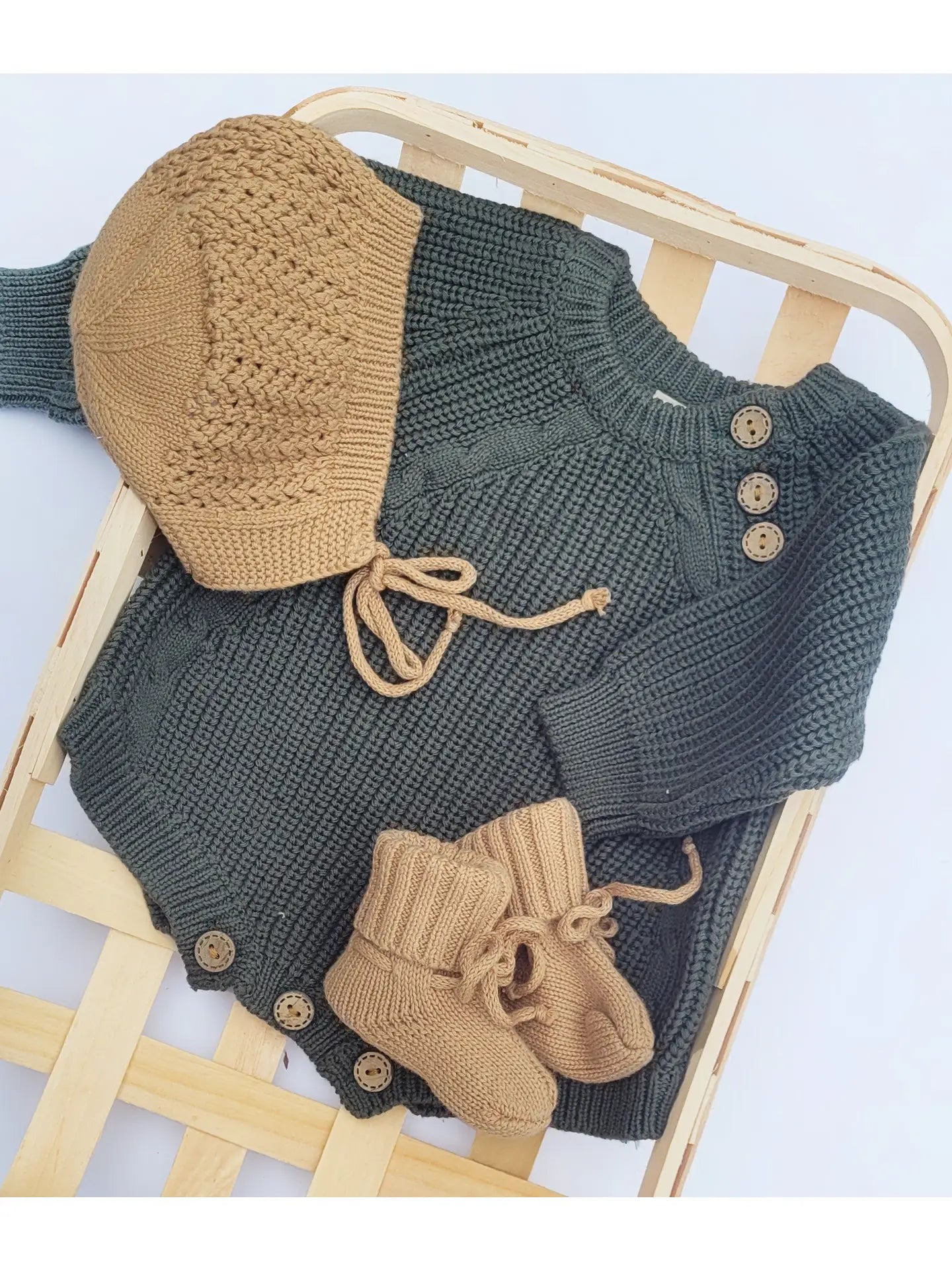 Elliot Knitted Romper