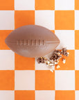 Milk Chocolate Large Football filled with Popcorn