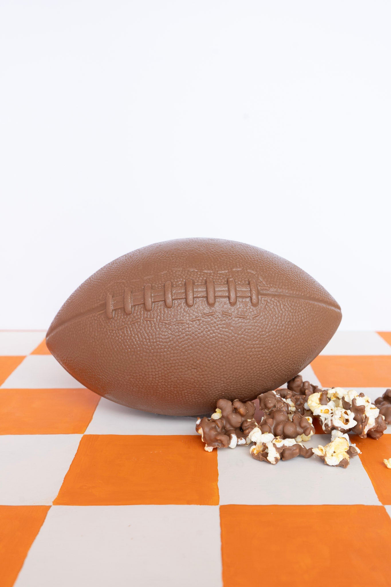 Milk Chocolate Large Football filled with Popcorn