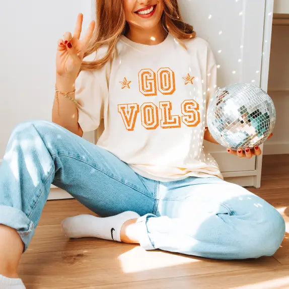 Go Vols Ivory Graphic Tee