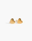 Heart Studs: Gold-Filled