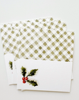 Holly Berry Place Cards - Set of 8