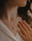 Hope Disc Necklace