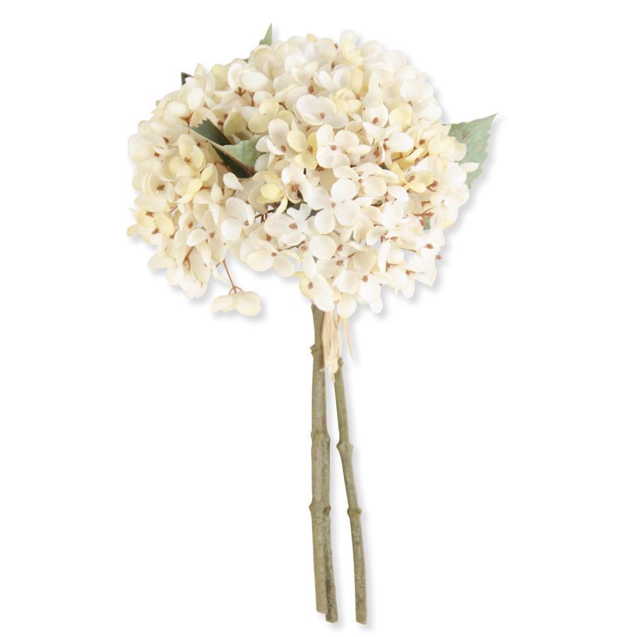 13 Inch Cream Two Tone Hydrangea Bundle