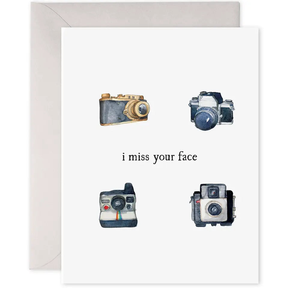 Miss Your Face Friendship Card