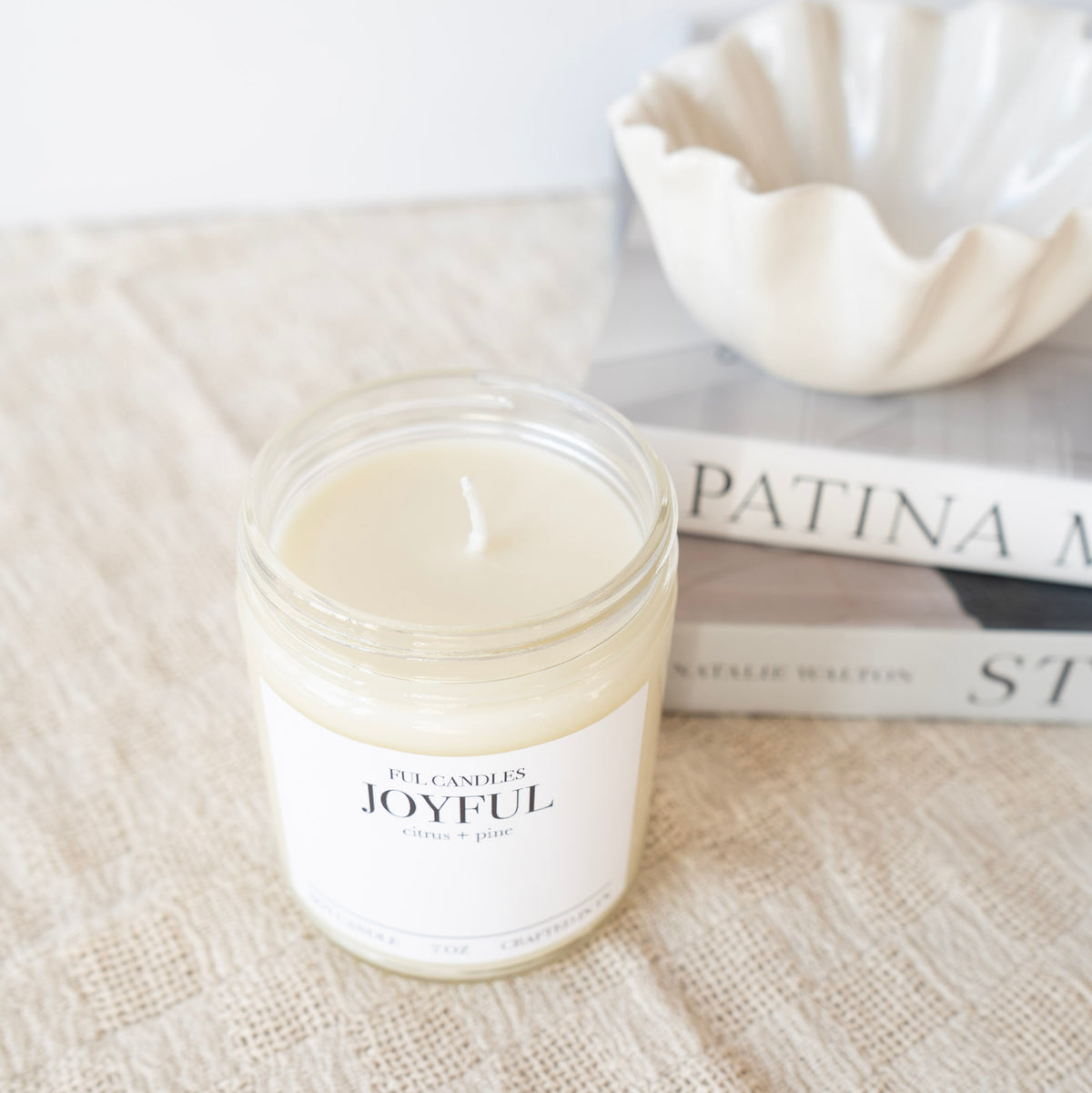 Mini Joyful Minimalist 7oz Candle