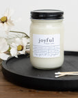 Joyful 12 oz. Ful Candle