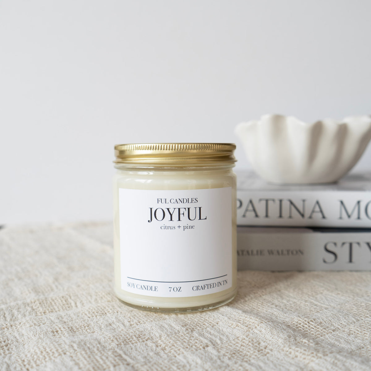 Mini Joyful Minimalist 7oz Candle