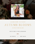 Learn How to Paint Autumn Blooms