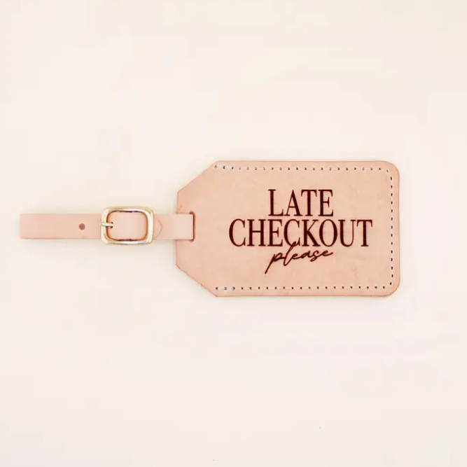 Late Checkout Luggage Tag